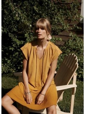 Anthropology lydia ombre tunic dress 100% cotton